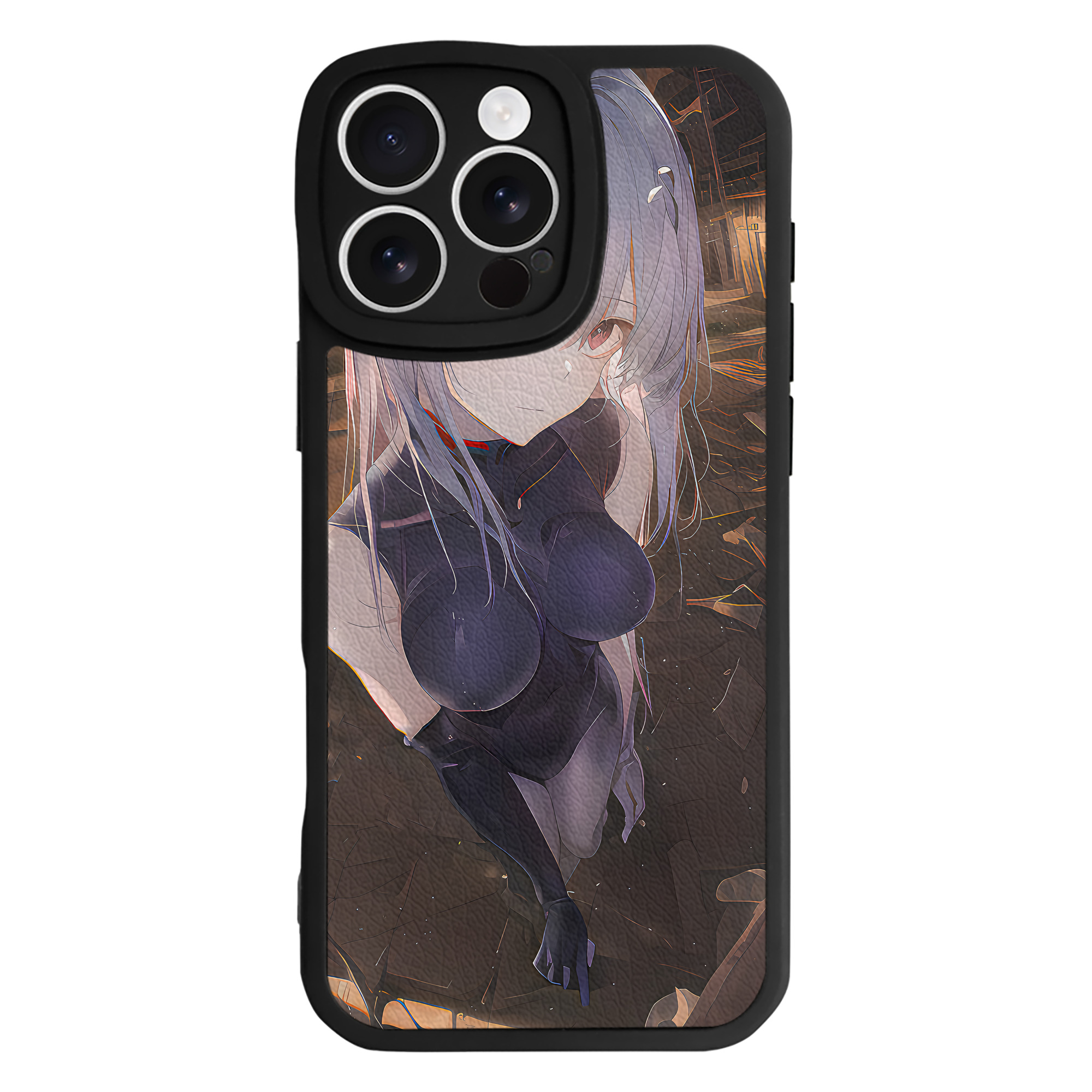 （画像用） EVA 新世紀エヴァンゲリオン 【iPhone 16シリーズ対応】シリコンスマホケース（レザー調） 材質：シリコン